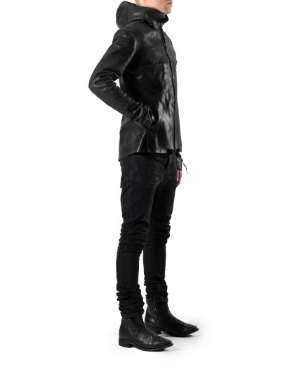 MA+ Maurizio Amadei macross J224HZ CU.R 1.0 Men Relaxed Aviator Jacket Herren Jacke horse rev leather exclusive exclusively full black hide m 6