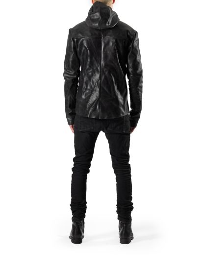 MA+ Maurizio Amadei macross J224HZ CU.R 1.0 Men Relaxed Aviator Jacket Herren Jacke horse rev leather exclusive exclusively full black hide m 8