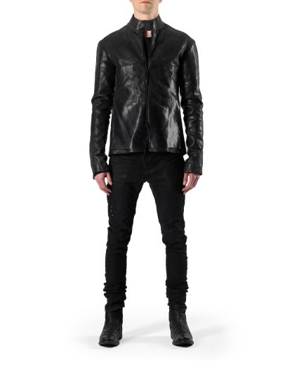 MA+ Maurizio Amadei macross J224Z CU.R 1.0 Men Relaxed Biker Jacket Herren Jacke horse rev leather exclusive exclusively full black hide m 4
