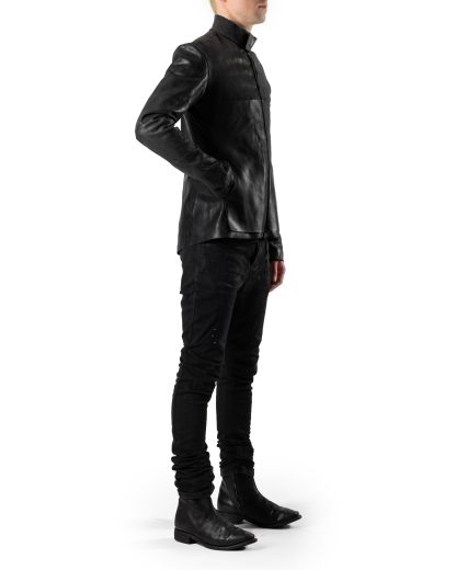 MA+ Maurizio Amadei macross J224Z CU.R 1.0 Men Relaxed Biker Jacket Herren Jacke horse rev leather exclusive exclusively full black hide m 6