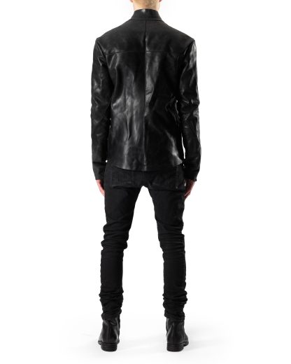 MA+ Maurizio Amadei macross J224Z CU.R 1.0 Men Relaxed Biker Jacket Herren Jacke horse rev leather exclusive exclusively full black hide m 8