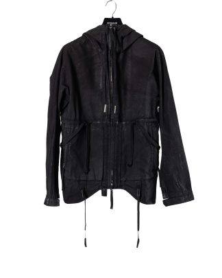 BORIS BIDJAN SABERI BBS OUTDOOR JACKET5 FDA10009 men zip hoodie jacket herren jacke cotton black hide m 1