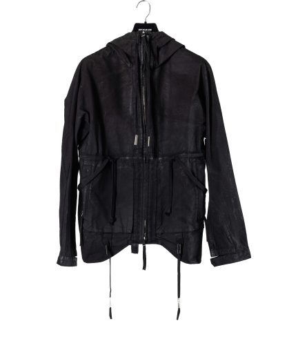 BORIS BIDJAN SABERI BBS OUTDOOR JACKET5 FDA10009 men zip hoodie jacket herren jacke cotton black hide m 1