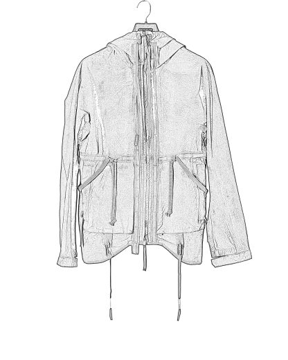 BORIS BIDJAN SABERI BBS OUTDOOR JACKET5 FDA10009 men zip hoodie jacket herren jacke cotton black hide m 2