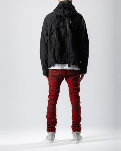 BORIS BIDJAN SABERI BBS OUTDOOR JACKET5 FDA10009 men zip hoodie jacket herren jacke cotton black hide m 9