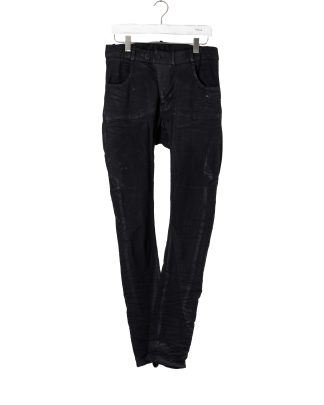 BORIS BIDJAN SABERI BBS P13TF F1939 men pants herren hose jeans exclusively cotton ly full black hide m 1