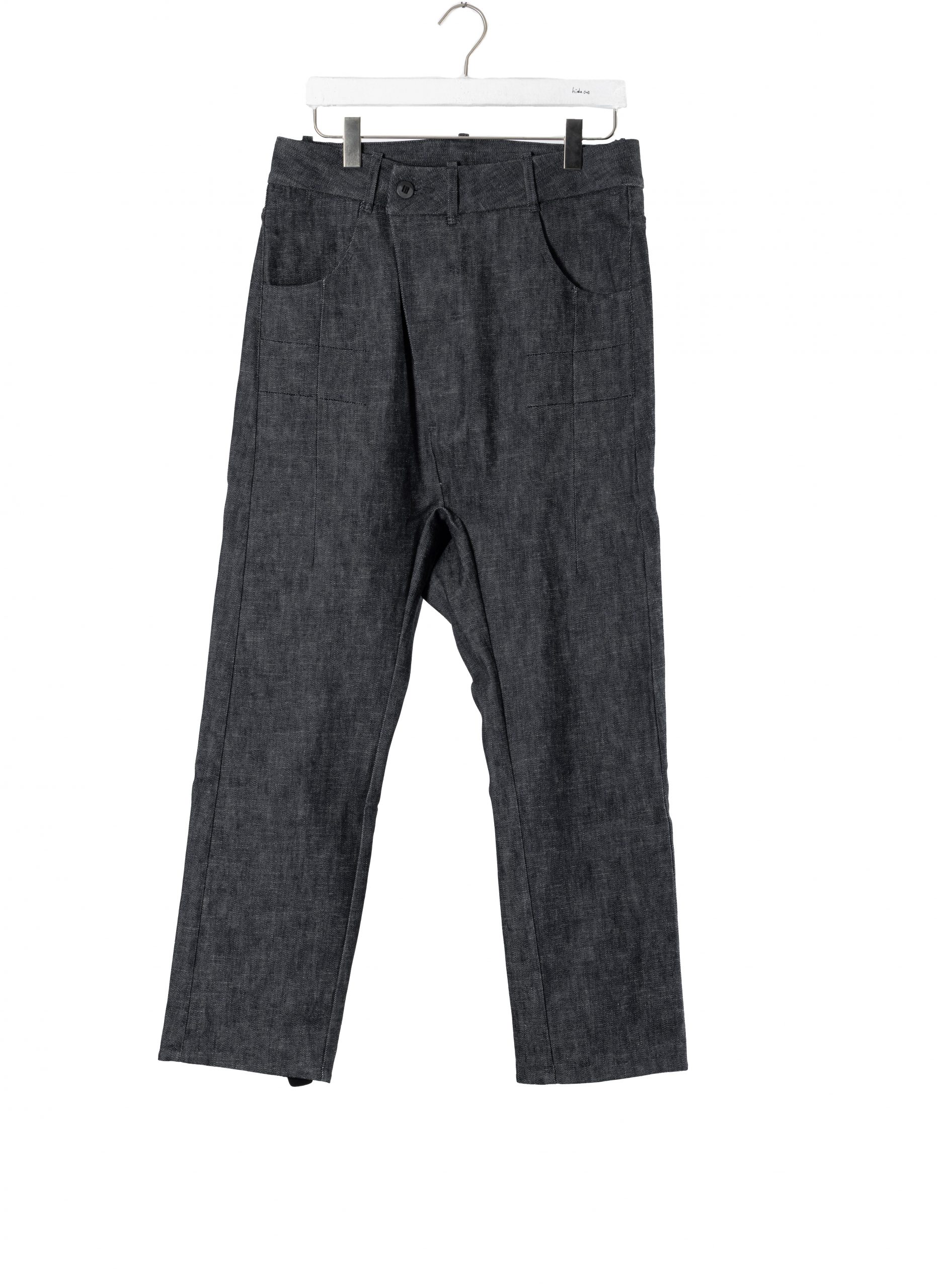 専用11 by boris bidjan saberi baggy pants BORIS BIDJAN SABERI CROPPED TROUSER / WAX GUM DYED & BODY MOLDED