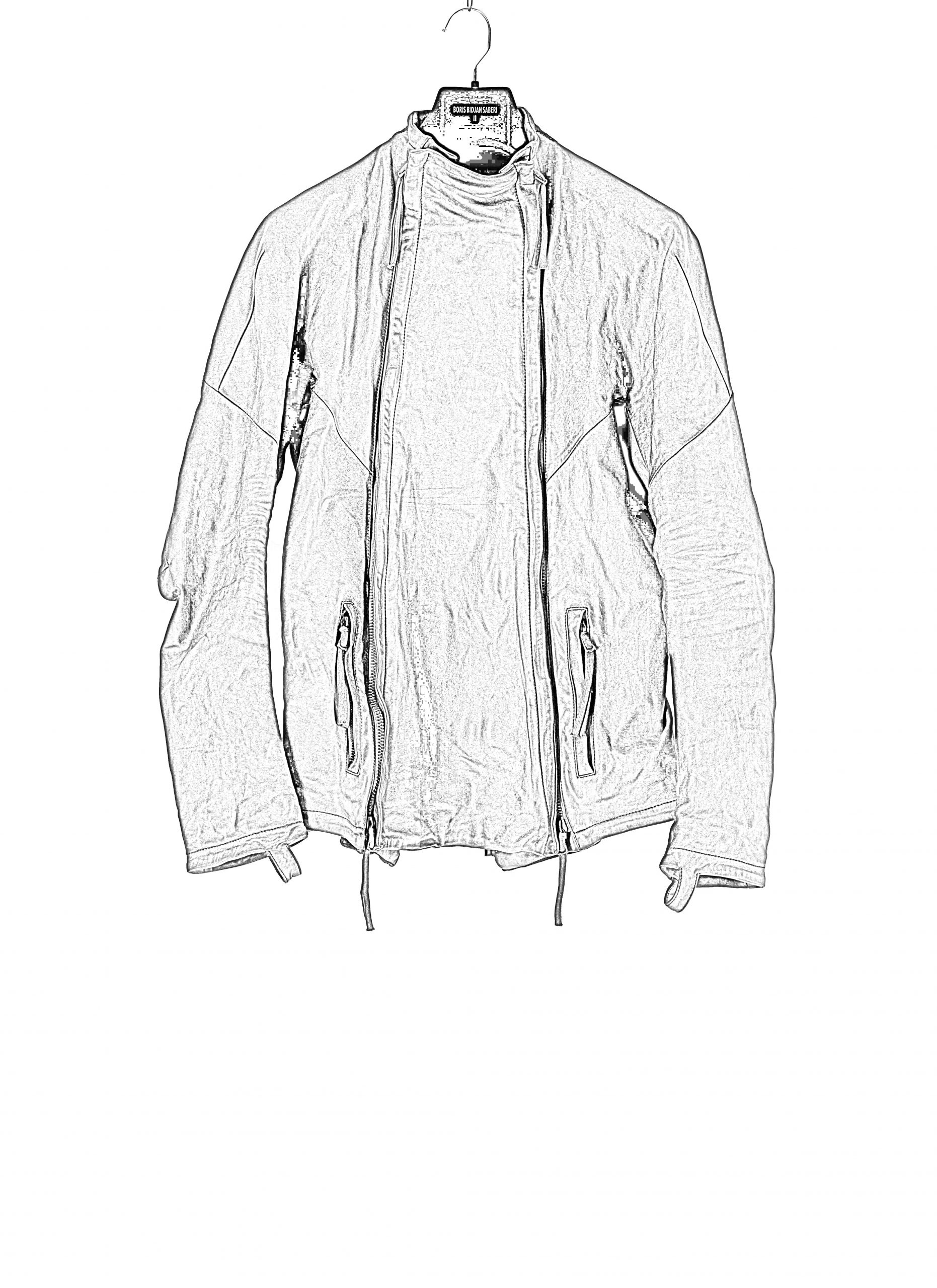 BORIS BIDJAN SABERI J4 FMM20002 men horse leather jacket herren leder jacke exclusive dried blood red hide m 11
