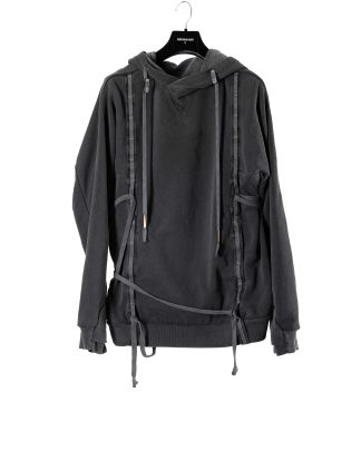 hide-m | BORIS BIDJAN SABERI men sweater HOODY4, dark grey