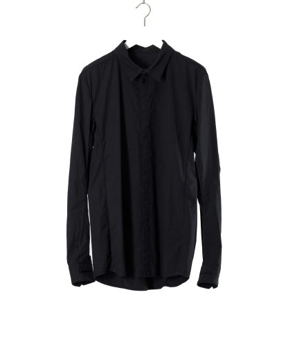 BORIS BIDJAN SABERI SHIRT7 F1501M men shirt herren hemd cotton linen ea black hide m 1