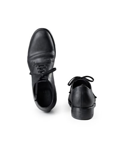 EMATYTE F W03H Men One Piece Shoe Herren Schuh Derby soft horse culatta leather black hide m 1