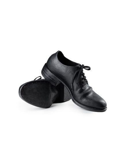EMATYTE F W03H Men One Piece Shoe Herren Schuh Derby soft horse culatta leather black hide m 10