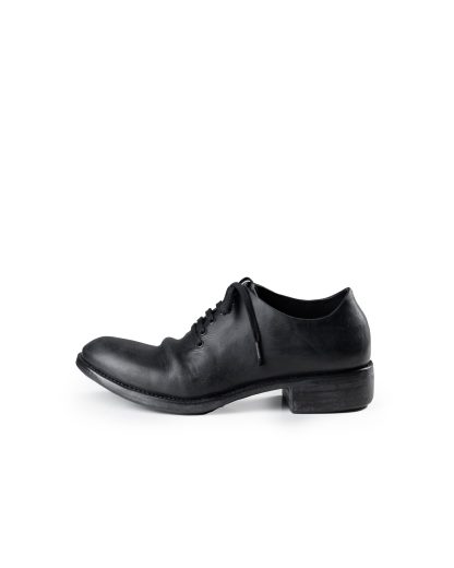 EMATYTE F W03H Men One Piece Shoe Herren Schuh Derby soft horse culatta leather black hide m 3