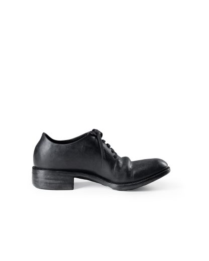 EMATYTE F W03H Men One Piece Shoe Herren Schuh Derby soft horse culatta leather black hide m 4