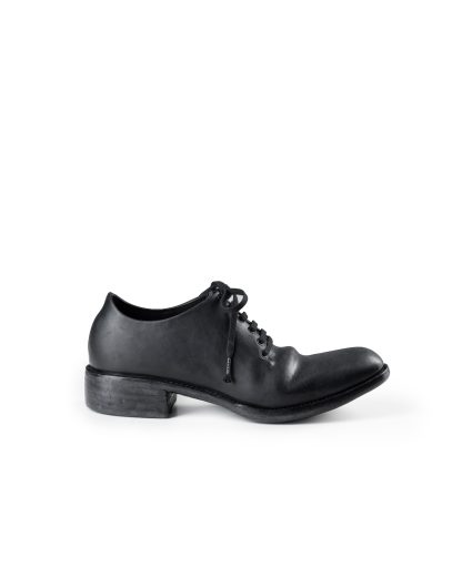 EMATYTE F W03H Men One Piece Shoe Herren Schuh Derby soft horse culatta leather black hide m 6