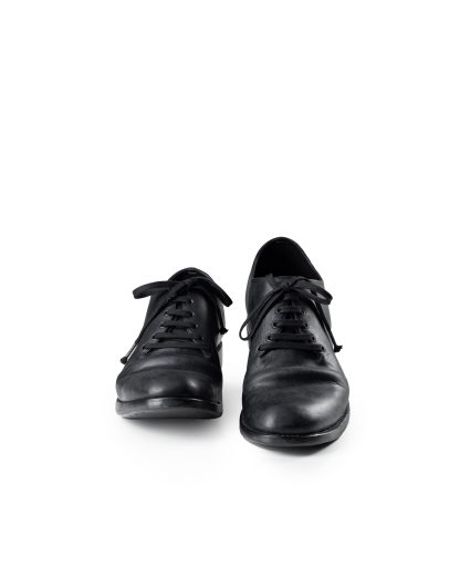 EMATYTE F W03H Men One Piece Shoe Herren Schuh Derby soft horse culatta leather black hide m 7