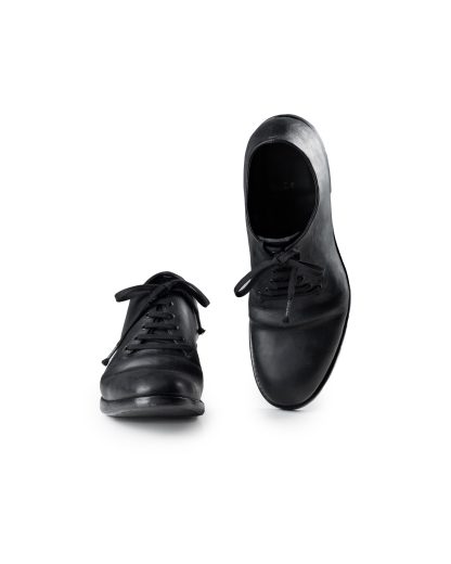 EMATYTE F W03H Men One Piece Shoe Herren Schuh Derby soft horse culatta leather black hide m 8