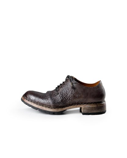EMATYTE F W03H NW Men One Piece Shoe Herren Schuh Derby washed horse culatta leather crust brown grey hide m 3