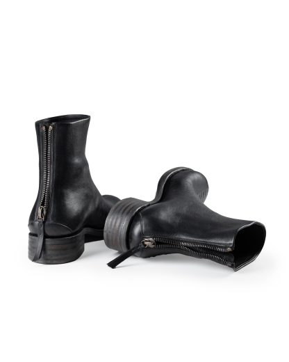 EMATYTE ST M 394 B Men One Piece Back Zip Boot Herren Schuh Stiefel Shoe horse leather black hide m 7