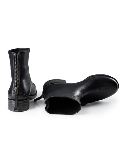 EMATYTE ST M 394 B Men One Piece Back Zip Boot Herren Schuh Stiefel Shoe horse leather black hide m 8