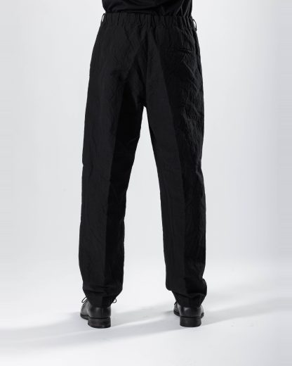 FORME D’EXPRESSION HP036 B24B Men Slim Pullon Pants Herren Hose Trousers linen cotton black hide m 5