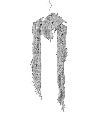 FORME D’EXPRESSION HX115 ARGP Aida Scarf Schal new wool lead hide m 2