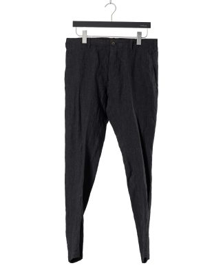 FORME D’EXPRESSION UP110 ELDB Men Contoured Pants Trousers Herren Hose linen cotton off black hide m 1