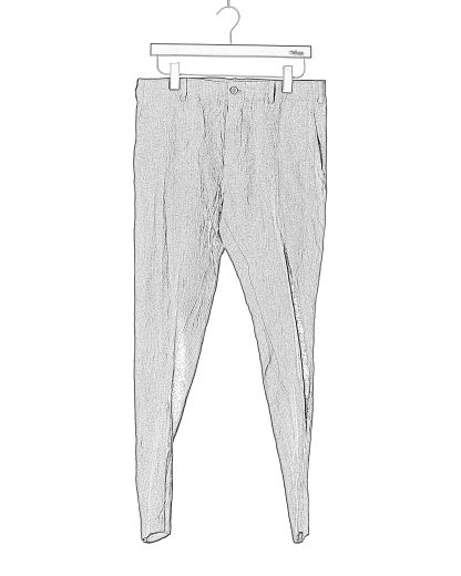 FORME D’EXPRESSION UP110 ELDB Men Contoured Pants Trousers Herren Hose linen cotton off black hide m 2