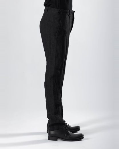 FORME D’EXPRESSION UP110 ELDB Men Contoured Pants Trousers Herren Hose linen cotton off black hide m 4