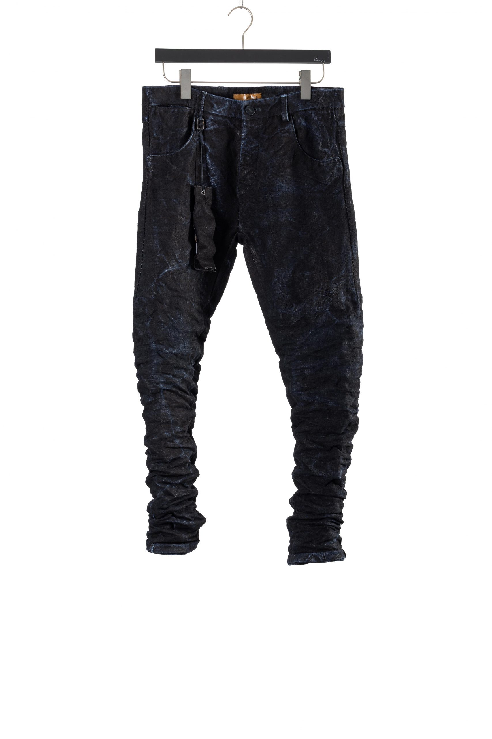 layer-0　5p PANT hide-m | LAYER-0 5 Pocket Pants 110, black sail hemp