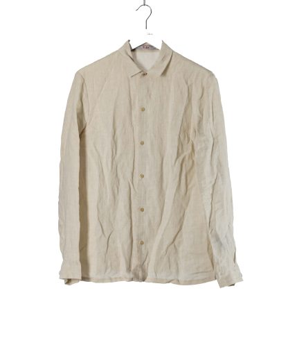 M.A+ Maurizio Amadei H222 LL9 Men Medium Fit Shirt Herren Hemd linen natural hide m 1