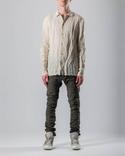 M.A+ Maurizio Amadei H222 LL9 Men Medium Fit Shirt Herren Hemd linen natural hide m 3