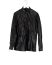 M.A+ Maurizio Amadei H222 SY 0.5 Men Med Fit Shirt Herren Hemd soft cow leather black hide m 1