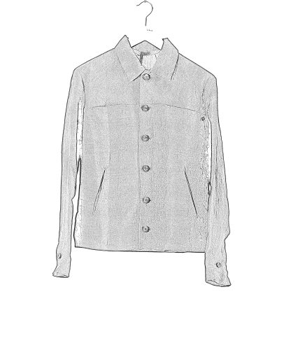 MA+ Maurizio Amadei J250 LCMR Men Trucker Jacket Herren Jacke linen cotton black hide m 2