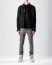 MA+ Maurizio Amadei J250 LCMR Men Trucker Jacket Herren Jacke linen cotton black hide m 3