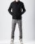 MA+ Maurizio Amadei J250 LCMR Men Trucker Jacket Herren Jacke linen cotton black hide m 6