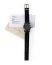 Taichi Murakami Typ 004 Watch 12H Selfwinding Uhr silver clock hands black strap 925 sterling silver blackened hide m 3