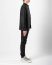 LABEL UNDER CONSTURCTION 45FSH271 14X BK Men Hidden Buttonholes Shirt Herren Hemd linen black hide m 4