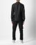 LABEL UNDER CONSTURCTION 45FSH271 14X BK Men Hidden Buttonholes Shirt Herren Hemd linen black hide m 5