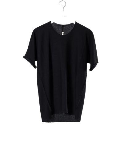 LABEL UNDER CONSTURCTION 45YTS521 ZER3:1 Men Crew Neck Arched Tee Herren T Shirt cotton black hide m 1
