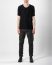 LABEL UNDER CONSTURCTION 45YTS521 ZER3:1 Men Crew Neck Arched Tee Herren T Shirt cotton black hide m 3