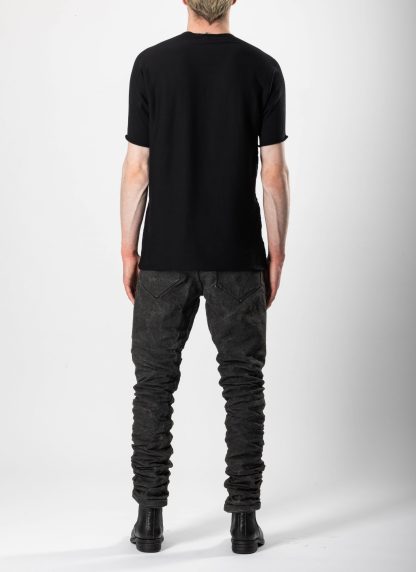 LABEL UNDER CONSTURCTION 45YTS521 ZER3:1 Men Crew Neck Arched Tee Herren T Shirt cotton black hide m 5