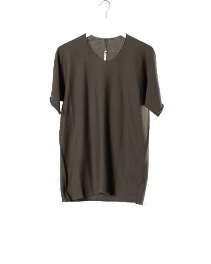 LABEL UNDER CONSTURCTION 45YTS521 ZER3:1 Men Crew Neck Arched Tee Herren T Shirt cotton military hide m 1