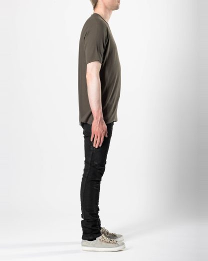 LABEL UNDER CONSTURCTION 45YTS521 ZER3:1 Men Crew Neck Arched Tee Herren T Shirt cotton military hide m 4