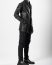 LEON EMANUEL BLANCK FP M SB 01 Men Forced Perspective Short Blazer Jacket Herren Leder Jacke perforated horse leather black hide m 6