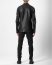 LEON EMANUEL BLANCK FP M SB 01 Men Forced Perspective Short Blazer Jacket Herren Leder Jacke perforated horse leather black hide m 8