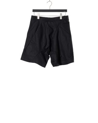 LEON EMANUEL BLANCK LEB DIS M Bermuda 01 Men Distortion Bermuda Shorts Pants Herren Hose Trousers linen cotton ea black hide m 1