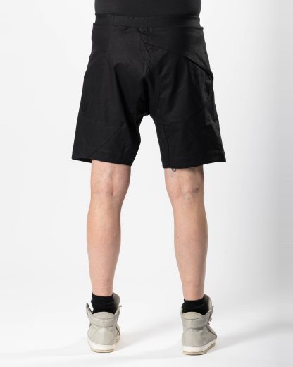 LEON EMANUEL BLANCK LEB DIS M Bermuda 01 Men Distortion Bermuda Shorts Pants Herren Hose Trousers linen cotton ea black hide m 5