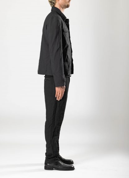 KANG M:SHJ 010 SAN Men 2 Front Pocket Shirt Jacket Herren Hemd virgin wool black hide m 6