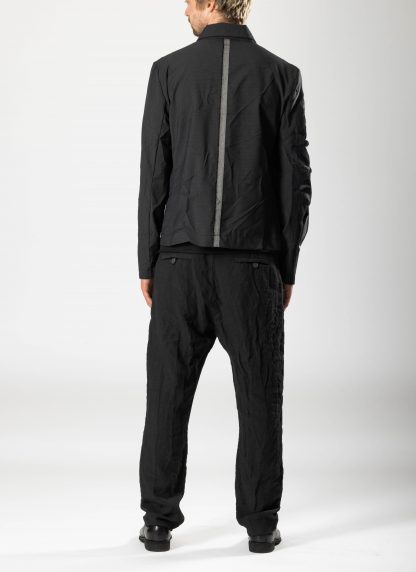 KANG M:SHJ 010 SAN Men 2 Front Pocket Shirt Jacket Herren Hemd virgin wool black hide m 7